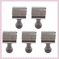 (QBEP) 5X 12 Band Self Inking Rubber Stamps Numbering Machine Creamy White