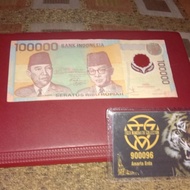 uang Rp 100000 polimer Soekarno Hatta