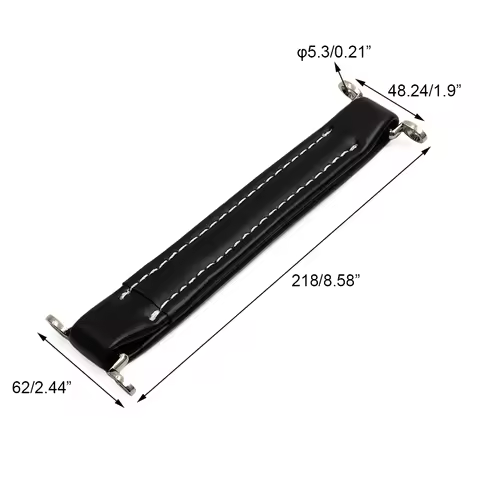 Vintage Style Leather Guitar AMP Handle With Screw For Guitar Amplifiers Speaker Stringed Instrument