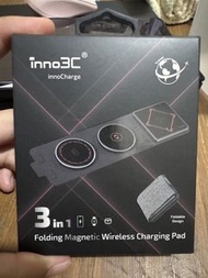 Inno3C 3合1摺疊磁吸無線充電墊