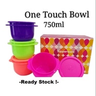 💥Limited 💥Tupperware One Touch Bowl 750ml（4pcs） with gift box