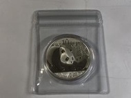 2011年 中國 熊貓紀念幣 銀幣 1盎司 祼幣無盒 /正:熊貓/背:中央是北京天壇/(A3-43)