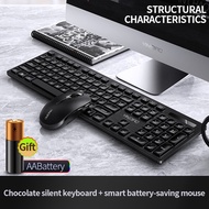 SG Home Mall [SG Local] N520 Wireless Keyboard Mouse Combo Vintage Round Keycaps Mechanical Keyboard