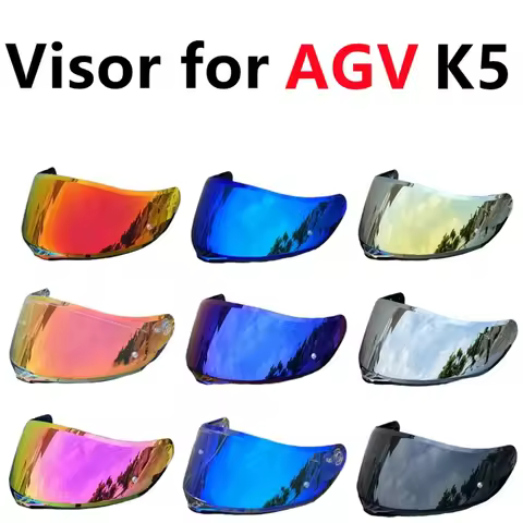 K5 Helmet Visor Sunscreen for AGV K1 K1S K5S Face Shield K3sv Visera Para Casco Windproof