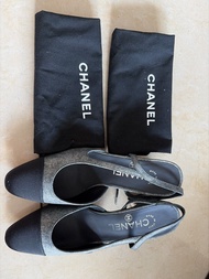 Chanel Slingback Shoes 100%真