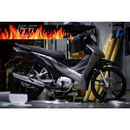 Tem Wave I / S 110 bạc đen đỏ mới 2025