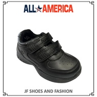 ALL AMERICA PVC Black School Shoes | Kasut Sekolah Hitam PVC All America Original 4917