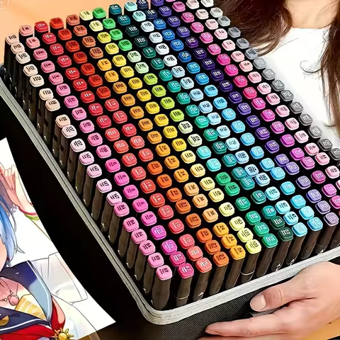 24/36/48/60/80/120Colors Alcohol Drawing Markers Dual Tip Permanent Art Sketch Markers for Illustrat