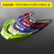 Motorcycle Helmet GP Tail Suitable for GP/Corsa/GPR Helmet Model Unique Modified Big Tail Helmet Acc