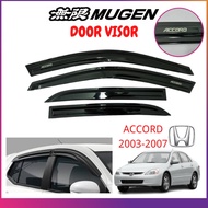 Honda Accord Sda 2003-2007 Mugen Style Door Visor Air Press Sun Visor Window Wind Deflector (4PCS/SE
