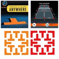 Dovewill Pickleball Court Marker , Marker, Tennis Court Silicone Throw Down Markers,