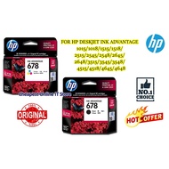 {ORIGINAL} HP 678 Black /Color Ink Cartridge For HP Deskjet Ink Advantage 1015/1018/1515/1518/2515/2545/2548 Printer