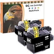 D&C LC3219 XL Ink Cartridges for Brother LC-3217 LC-3219 Black MFC-J5330DW MFC-J5335DW MFC-J5730DW M