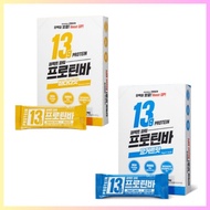 [CALOBYE] 13g PROTEIN Perfect Power PROTEIN BAR 10p * 1box/Korean Protein Bar/Yogurt flavor 35g/Banana flavor 50g/sweet savory soft crunch/Diet/Healthy snacks/High protein/BCAA