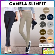 KGT CAMELA BAMBOO Slack BAMBOO Slack SlimFit Plus Size 230GSM 3XL to 7XL PEREMPUAN SLIMFIT LADIES PA