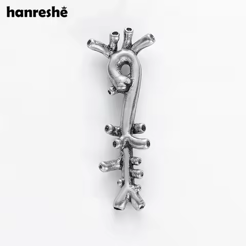 Aorta Lapel Pin Ancient Silver Color Pins Brooches Medical Gift Doctors Nurses Classic Jewelry Pins 