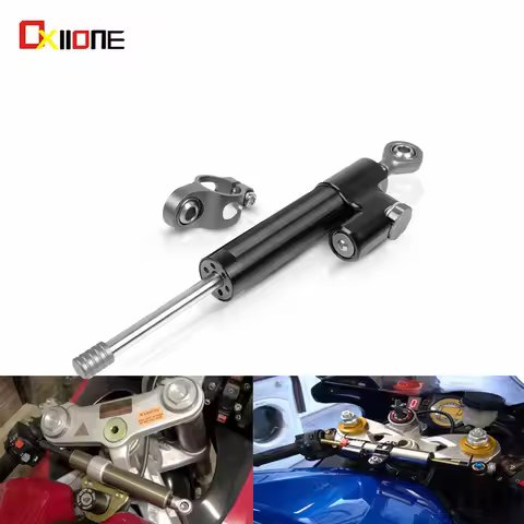 Motorcycles Steering Stabilizer Damper safty Motocross For kawasaki ER6N ER6F H2/H2R Versys 650cc R1
