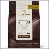 Callebaut 811 - 54.5% Dark Chocolate Couverture - 100 Grams [REPACK]