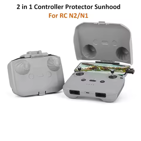 2 in 1 Controller Protector Sun Hood Control Sticks Cover for RC N2/N1/N3 for DJI Mini 3 4 Pro/ AIR 