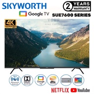 [Free Shipping]Skyworth 32” 40” 43”  50” 55” 65” 70” 75”4K UHD Goggle TV LED TV SUE7800 /SUE7600