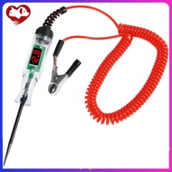Battery Tester Automotive Electrical Tester Pen With Digital Display System Clip Electric Test Pen For Motorcycle