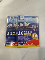 14天 10GB全速 澳洲 數據卡 SIM card