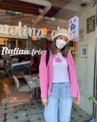 rollriroo เสื้อคาร์ดิแกน รุ่น eclair