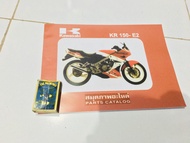 Part catalog buku katalog kawasaki KR SSR ninja Thailand