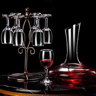 6 Thickened Glass Red Wine Glass Set Household Goblet Wine Glass Decanter Goblet Hotel