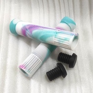 Handgrip Grip Handfat  MASTER Karet Stang BMX Fixie MTB White Pink Bianchi