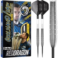 RED DRAGON STEEL TIP DARTS - 24G Luke Humphries TX1 Pioneer 90% TUNGSTEN DART SET