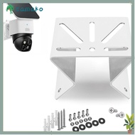 TAMAKO Corner Mount, Wall-mounted White Outdoor Wall Bracket,  Metal Bracket for S340 Eufy/PTZ Camer