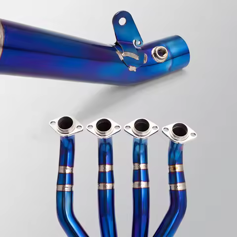 high quality Titanium alloy full exhaust system for zx6r 636 ninja zx6r 2009-2019 F