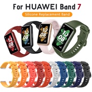 For HUAWEI Band 7 Silicone Strap Replacement Band Bracelet for Huawei Band 7 Wristband Accessories