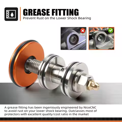 NICECNC For KTM 2017-2023 EXC 300 TPI EXC 250 EXCF 350 EXC 450 XCW 300 Six Days TPI XCFW Rear Shock 