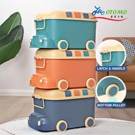 Multipurpose Storage Box / Toys Storage Box (Train Edition) with Wheel Storage Organization