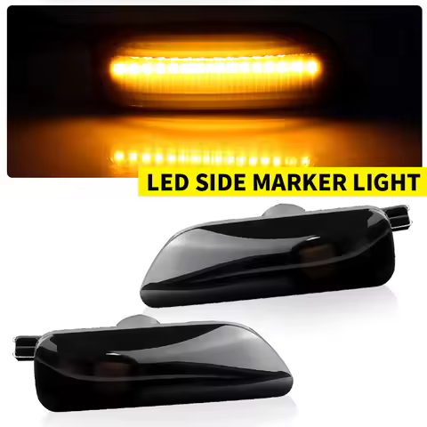 2pcs led side Marker Indicator light For Volvo S60 01-09 S80 99-06 V70 MK2 (SW) 00-08 XC70 03-07 XC9