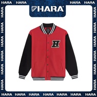 Hara เสื้อกันหนาว เสื้อหนาวสไตล์บอมบ์เบอร์ สกรีนลาย Cotton 100% คุณภาพดี ผ้ายืดใส่สบาย