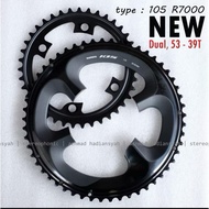 Original Shimano 105 R7000 53-39T Chainring