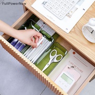 Ful  Clear Drawer Organizer Transparent Drawer Divider Storage Box Bathroom Makeup Organizer Kitchen Tableware Organizer Boxes nn