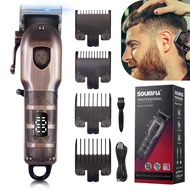 Hair Clippers T-Blade Trimmer 0mm Cordless Hair Trimmer Mens Beard Trimmer for Home use