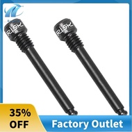 RISK 2Pcs Titanium Caliper Bolts Ultralight Bicycle Oil Disc Brake Pads Thread Pins for SHIMANO XT Hydraulic Disc Brake,Black