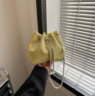 Bucket Bag Wanita Import - Tas Selempang Wanita Bling Bling Import Terbaru Fashion Korea - Tas Pesta