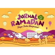 Buku : Jurnal Ramadan Kanak - kanak ( Termasuk Buku Aktiviti , Poster , Sticker , Penanda Buku , But