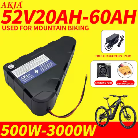 Air freight fast transportation 52V 20-60AH safe lithium battery | 40AH BMS | complete charger | fre