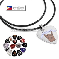 Metallica Guitar Pick Necklace