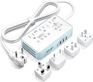 International Power Converter 110-240V to 110V Step Down Voltage Converter 2000W Max with 4-Port USB