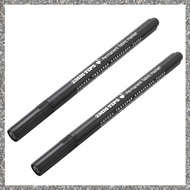 (ZCFJ) 2 x Fabric Marker Pens Permanent Colors For DIY Textile Clothes T-Shirt Shoes black