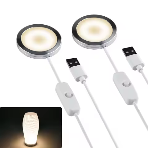 3D Printer LED Lamp Kit 001,For Bambu lab A1/A1mini/P1S/P1P/X1C，5V USB Powered，3000K Warm Light 3D P