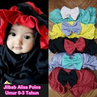 HIJAB BAYI &amp; ANAK TOPI ALISHA 0 - 3 TAHUN